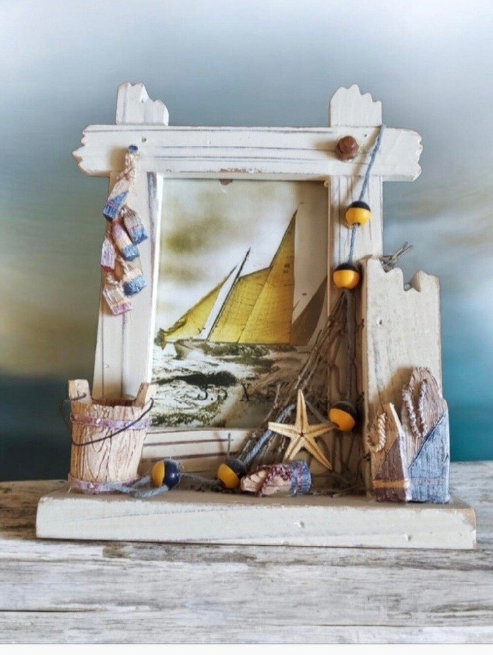 Fishing Pier Picture Frame